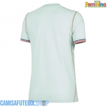 Camisa de time de futebol França Replicas 2º Equipamento Feminina Mundo 2026 Manga Curta